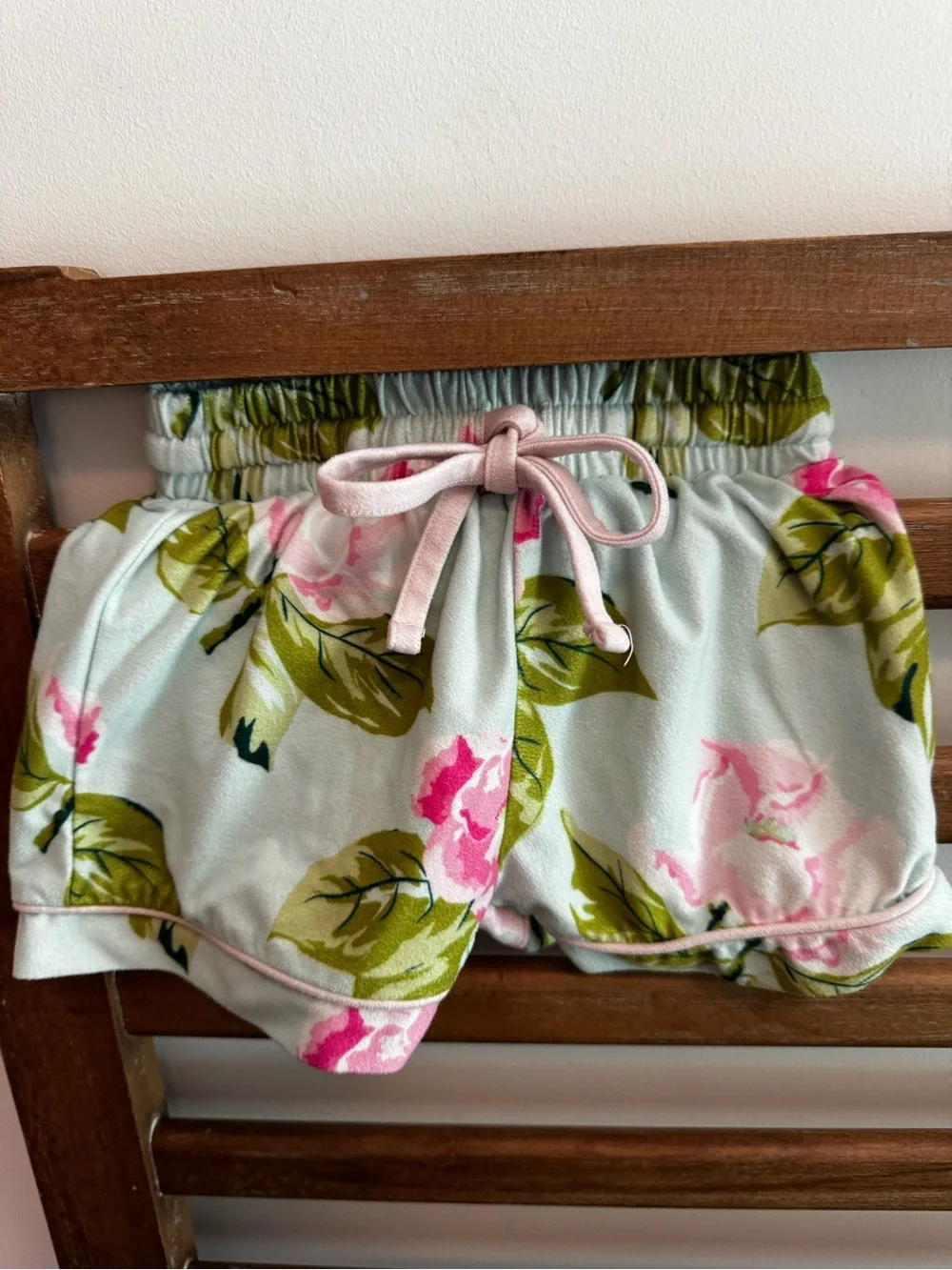 Pink Floral Short Pajama Set - 2T